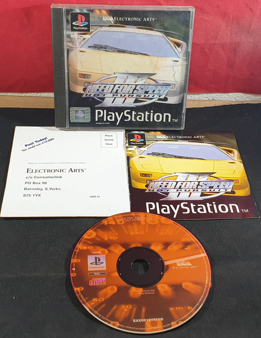 Need for Speed III Hot Pursuit Sony Playstation 1 (PS1) Game