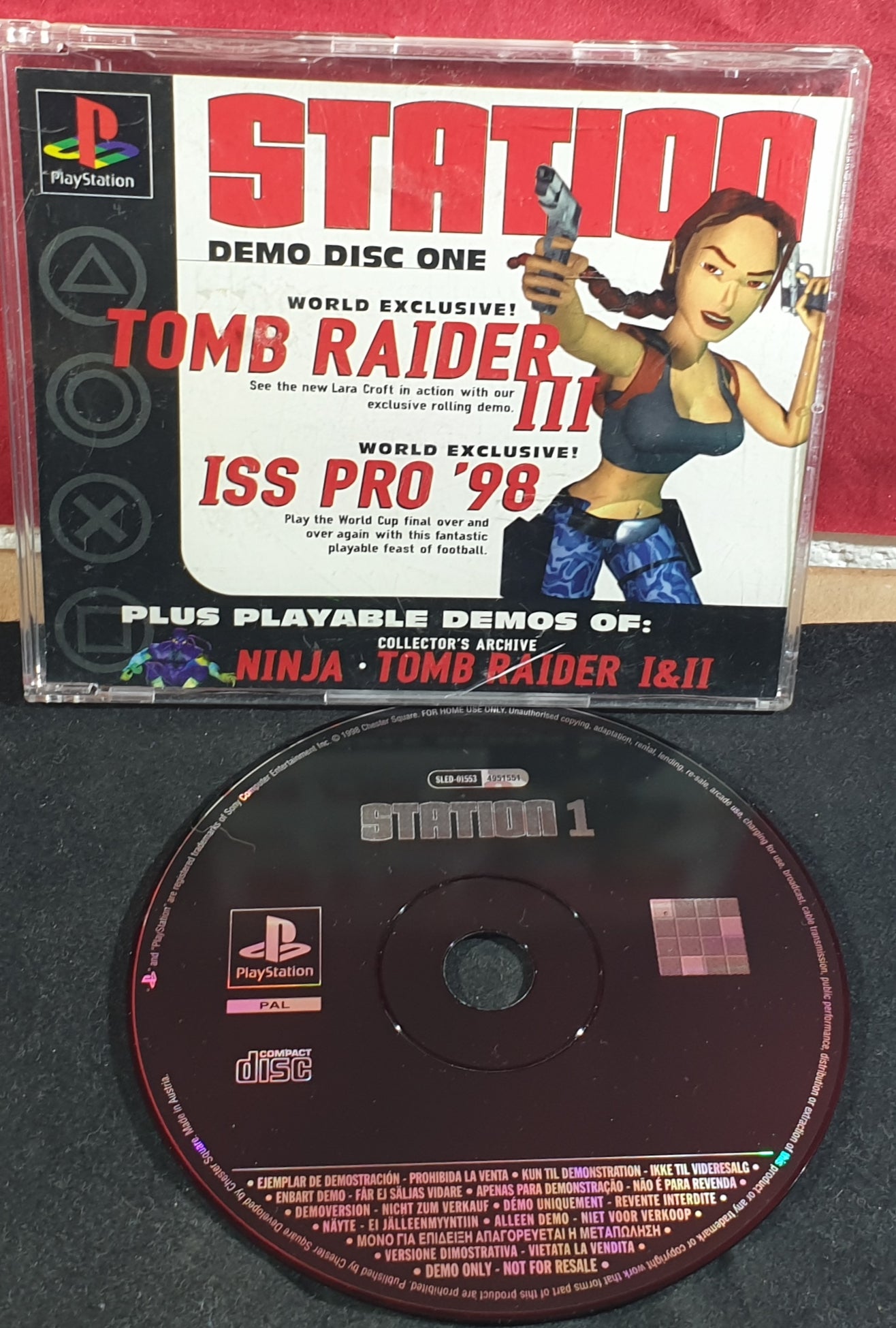 Station Sony Playstation 1 (PS1) Demo Disc 1