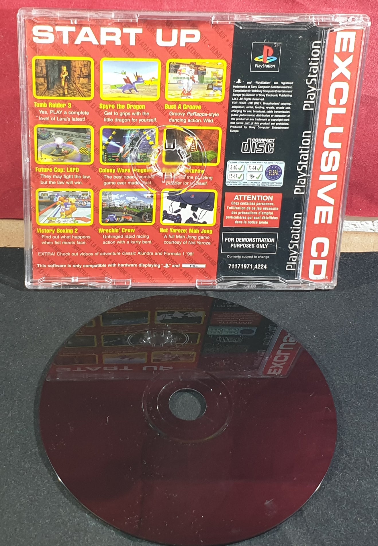 Sony Playstation 1 (PS1) Magazine Demo Disc 39