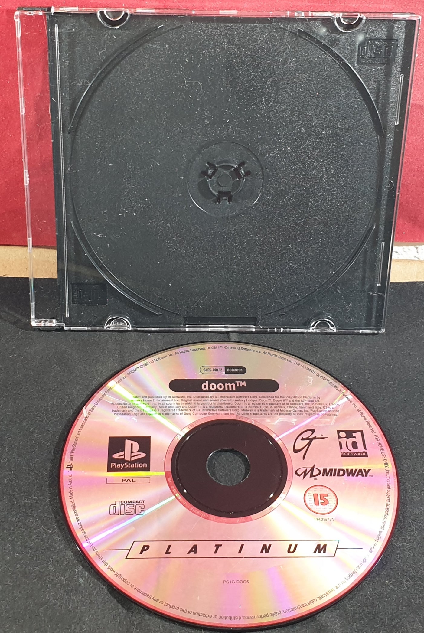 Doom Sony Playstation 1 (PS1) Game Disc Only