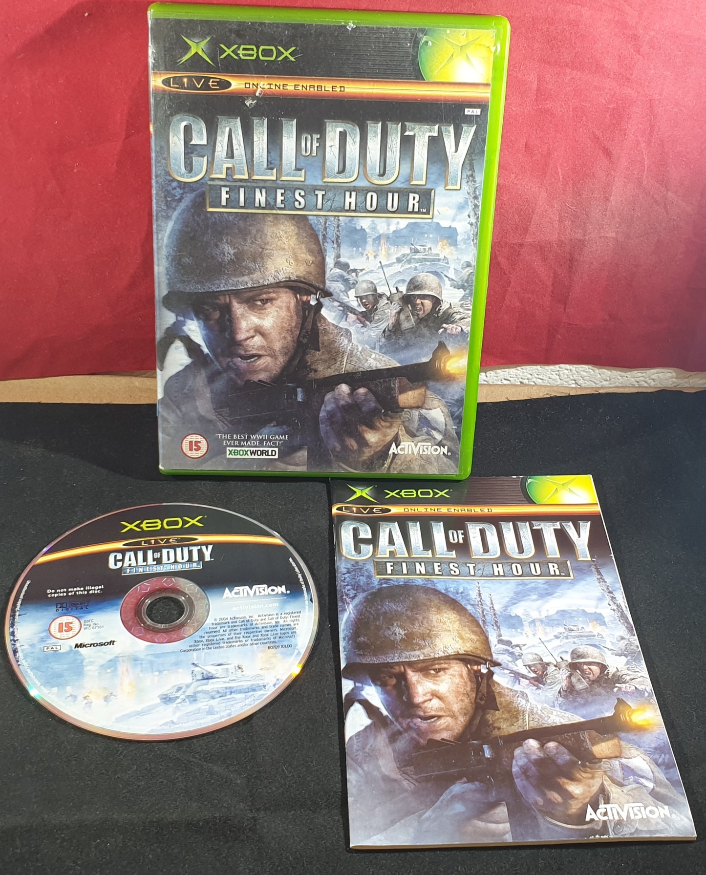 Call of Duty Finest Hour Microsoft Xbox Game