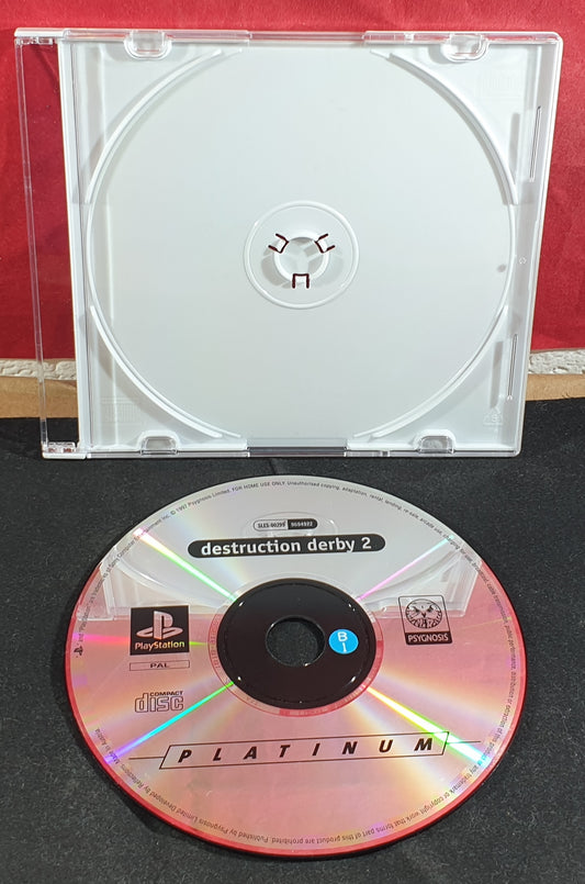 Destruction Derby 2 Platinum Sony Playstation 1 (PS1) Game Disc Only