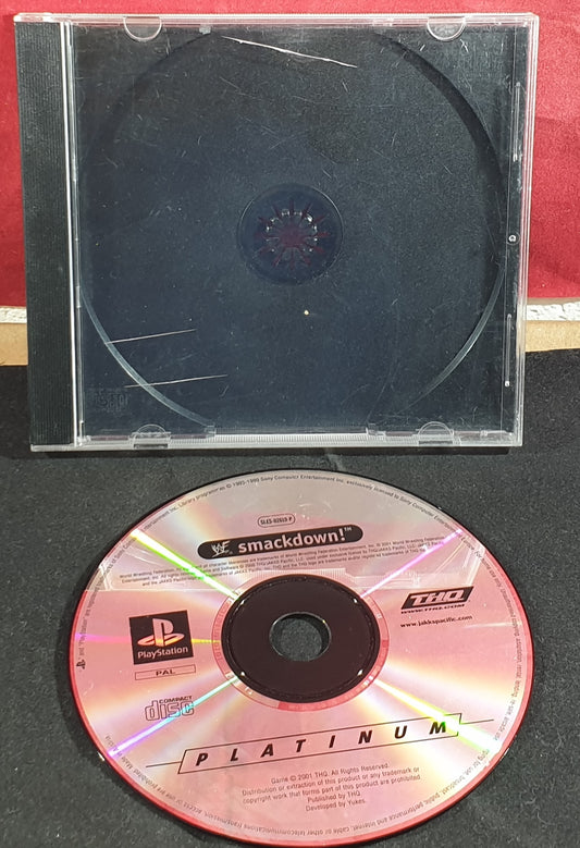 WWF Smackdown Platinum Sony Playstation 1 (PS1) Game Disc Only