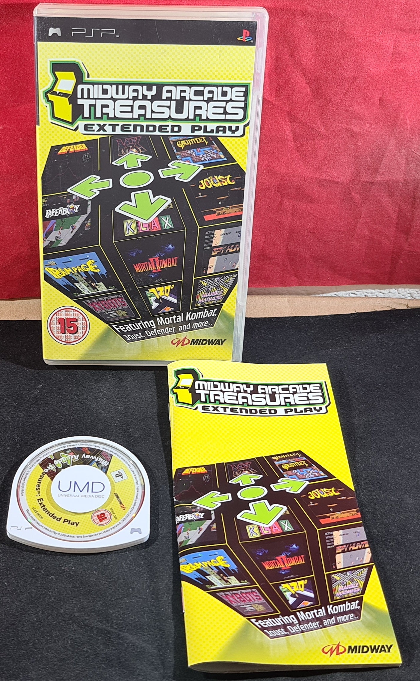 Midway Arcade Treasures Extended Play Sony PSP Game