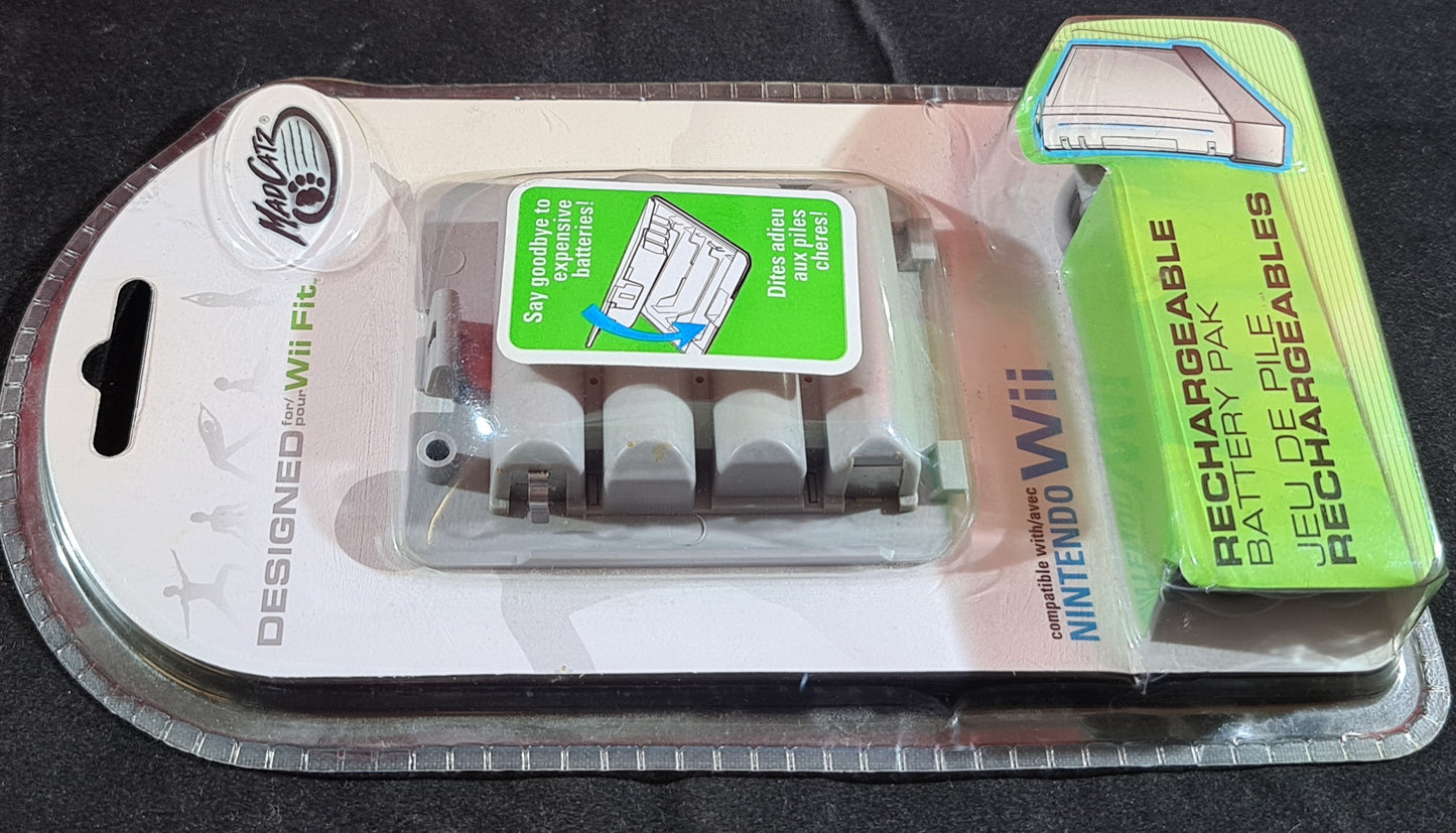 Brand New and Sealed Mad Catz Battery Pak Nintendo Wii Fit Accessory