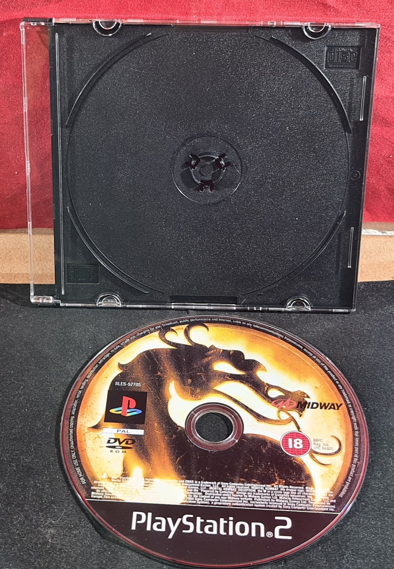 Mortal Kombat Deception Sony Playstation 2 (PS2) Game Disc Only