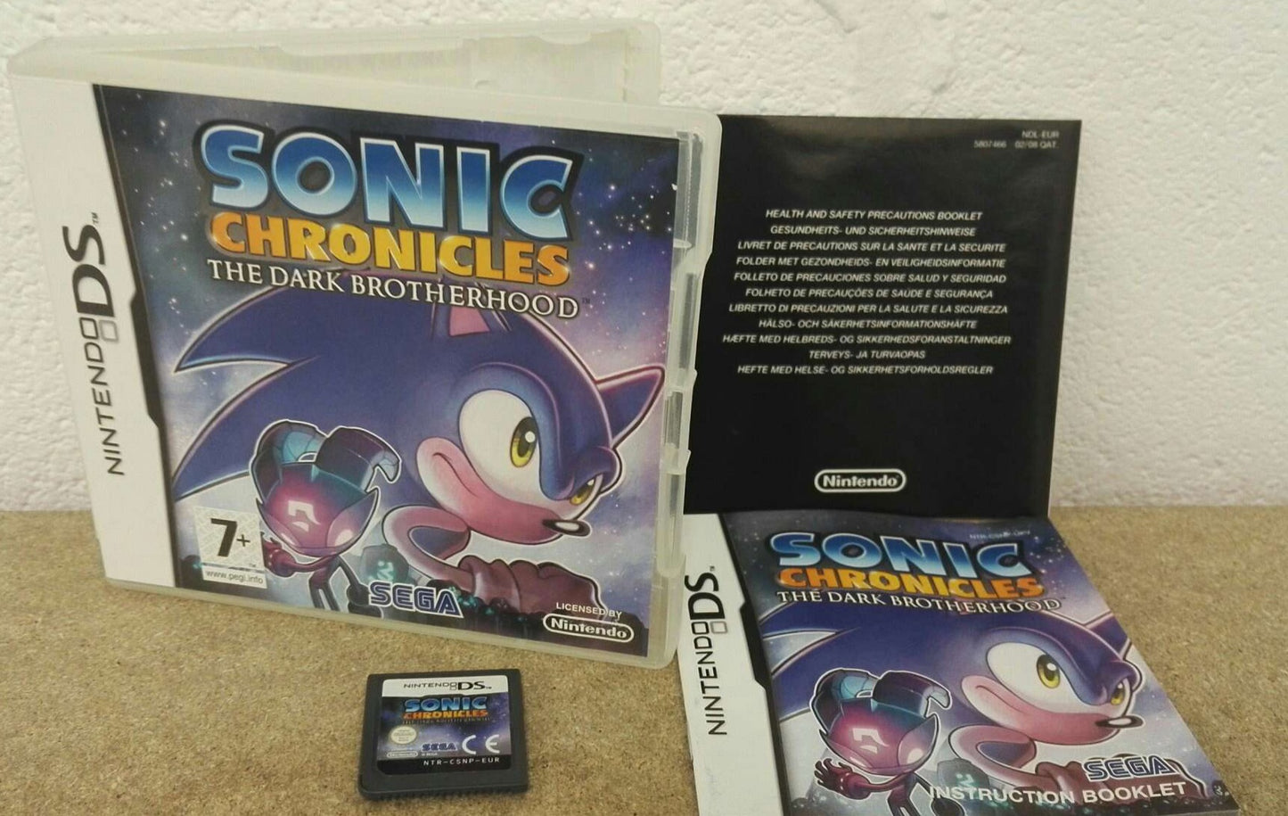 Sonic Chronicles the Dark Brotherhood Nintendo DS Game