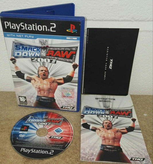 WWE SmackDown VS Raw 2007 Sony Playstation 2 (PS2) Game