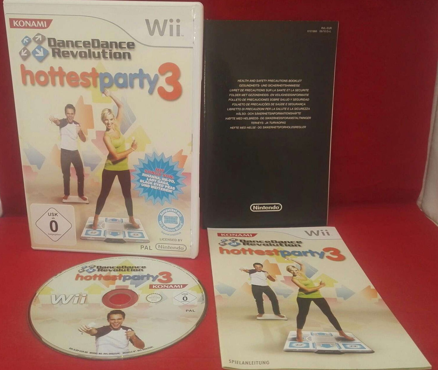 Dance Dance Revolution Hottest Party 3 Nintendo Wii Game