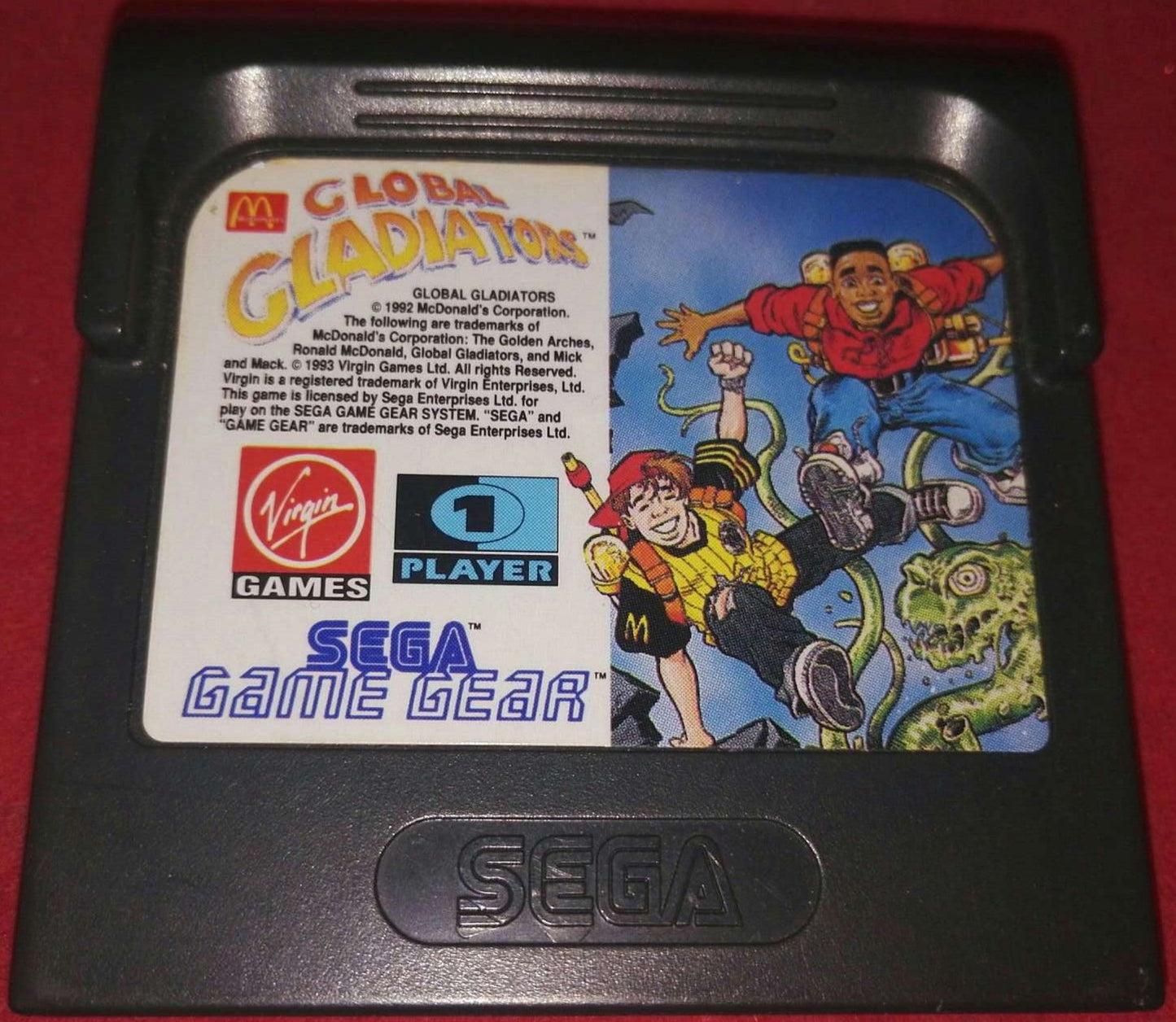 Global Gladiators Sega Game Gear Game Cartridge Only