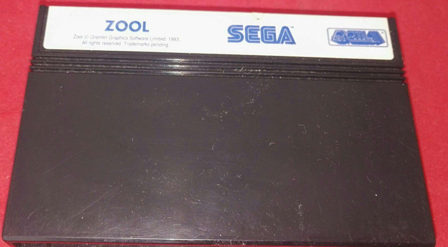 Zool Sega Master System Game Cartridge Only
