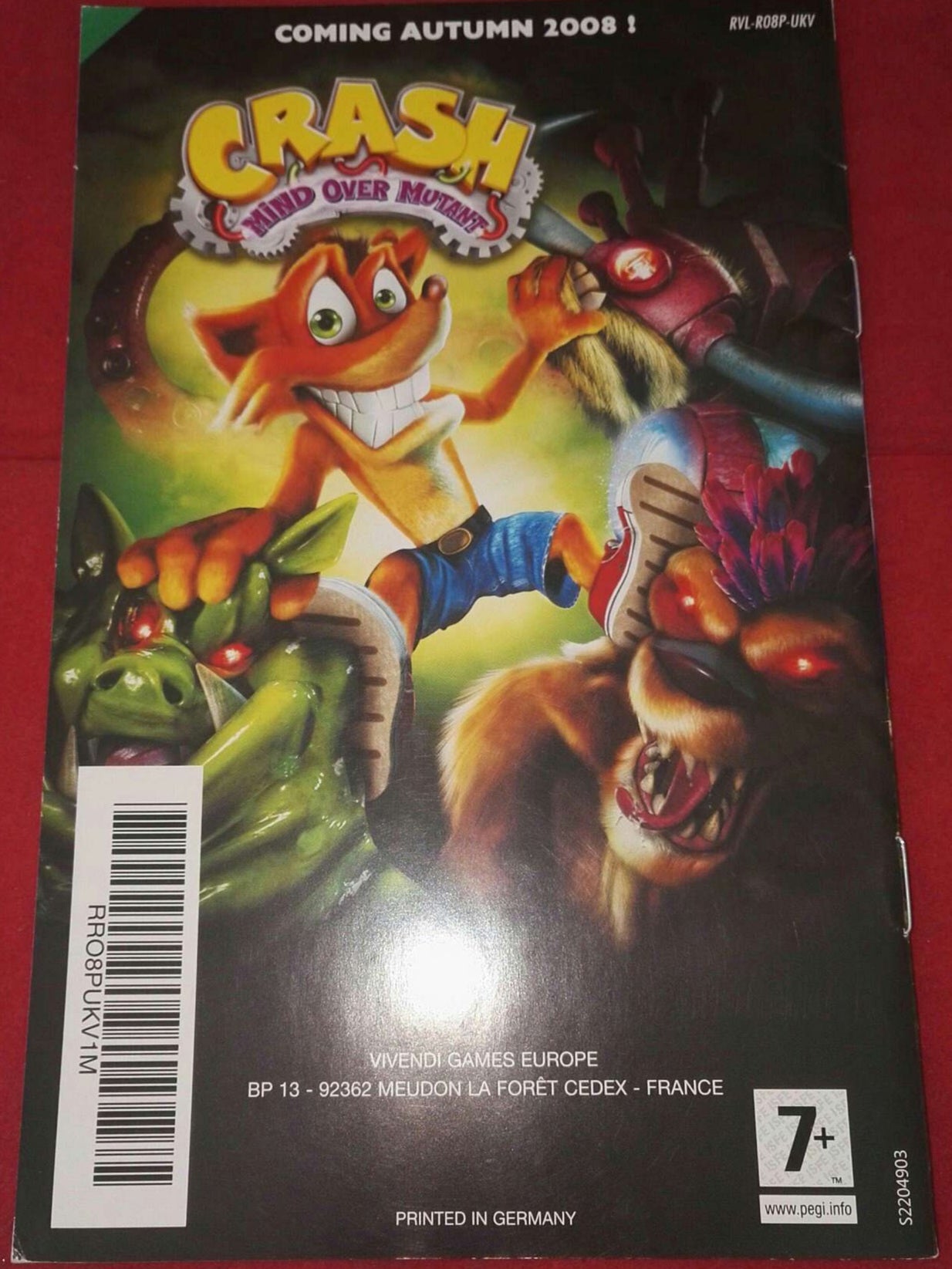 The Legend of Spyro Dawn of the Dragon Nintendo Wii Spare Manual Only