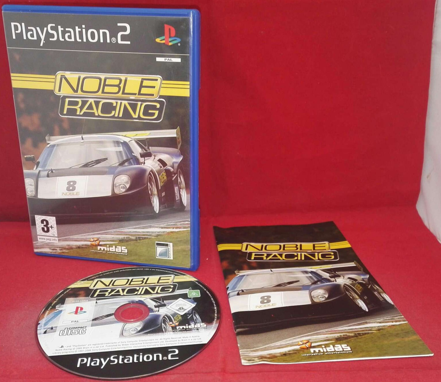 Noble Racing Sony Playstation 2 (PS2) Game