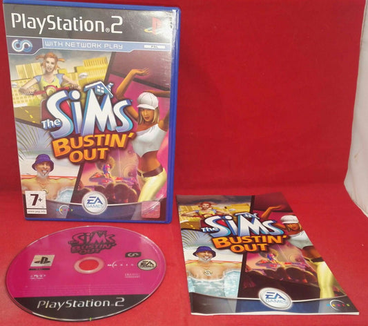 The Sims Bustin' Out Black Label Sony Playstation 2 (PS2) Game