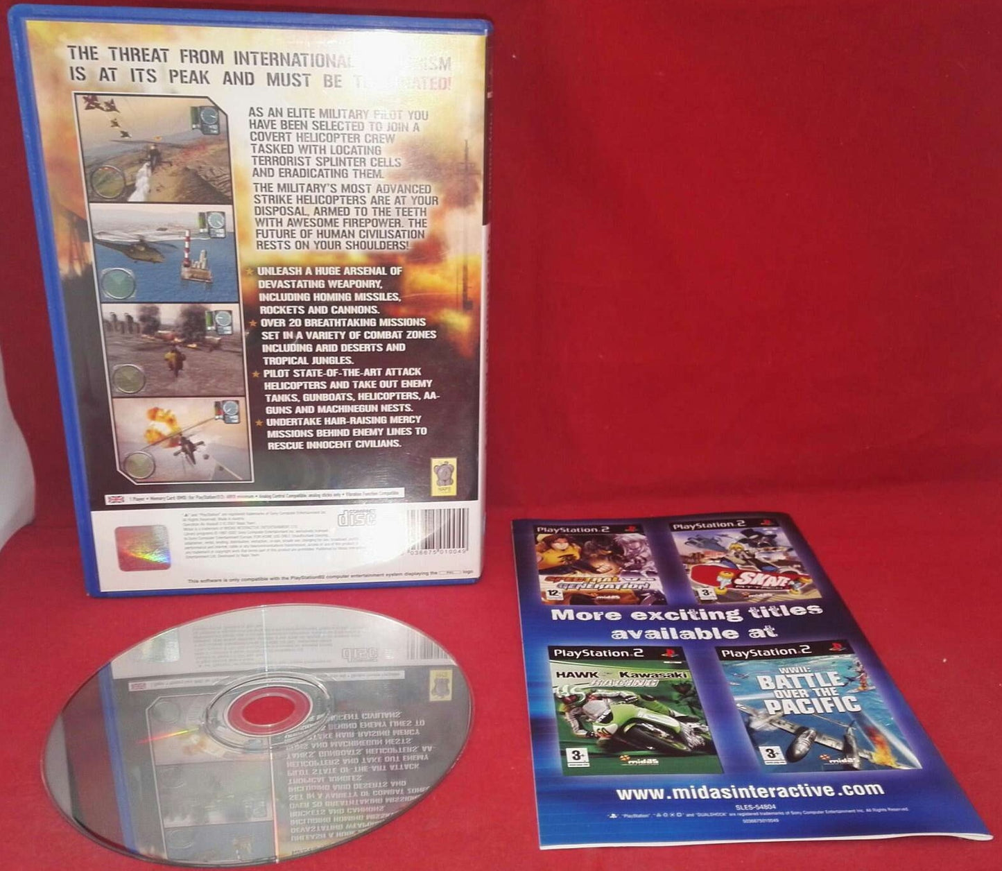 Operation Air Assault 2 Sony Playstation 2 (PS2) Game