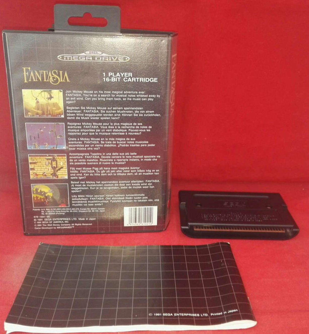 Walt Disney's Fantasia Sega Mega Drive Game