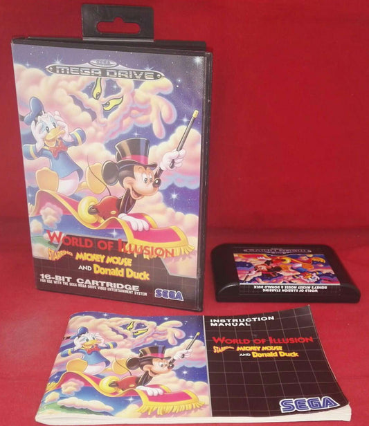 World of Illusion Starring Mickey Mouse and Donald Duck Sega Mega Drive Game