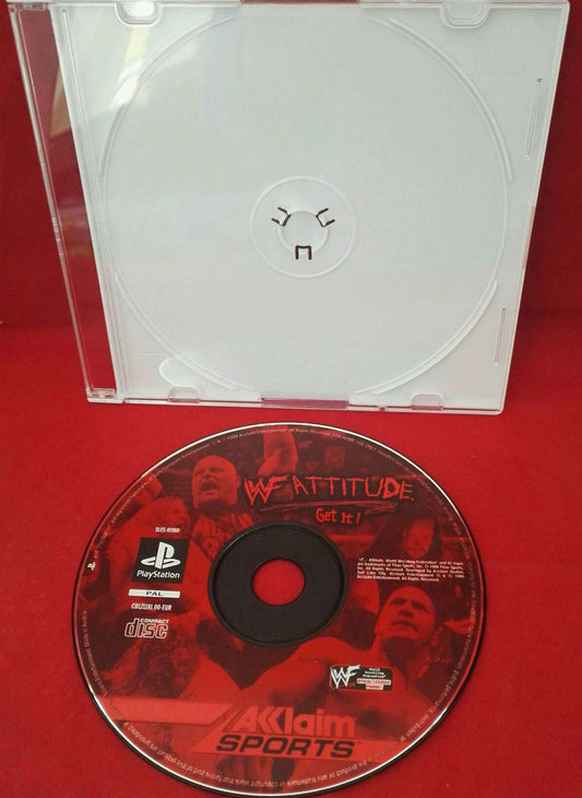 WWF Attitude Sony Playstation 1 (PS1) Game Disc Only