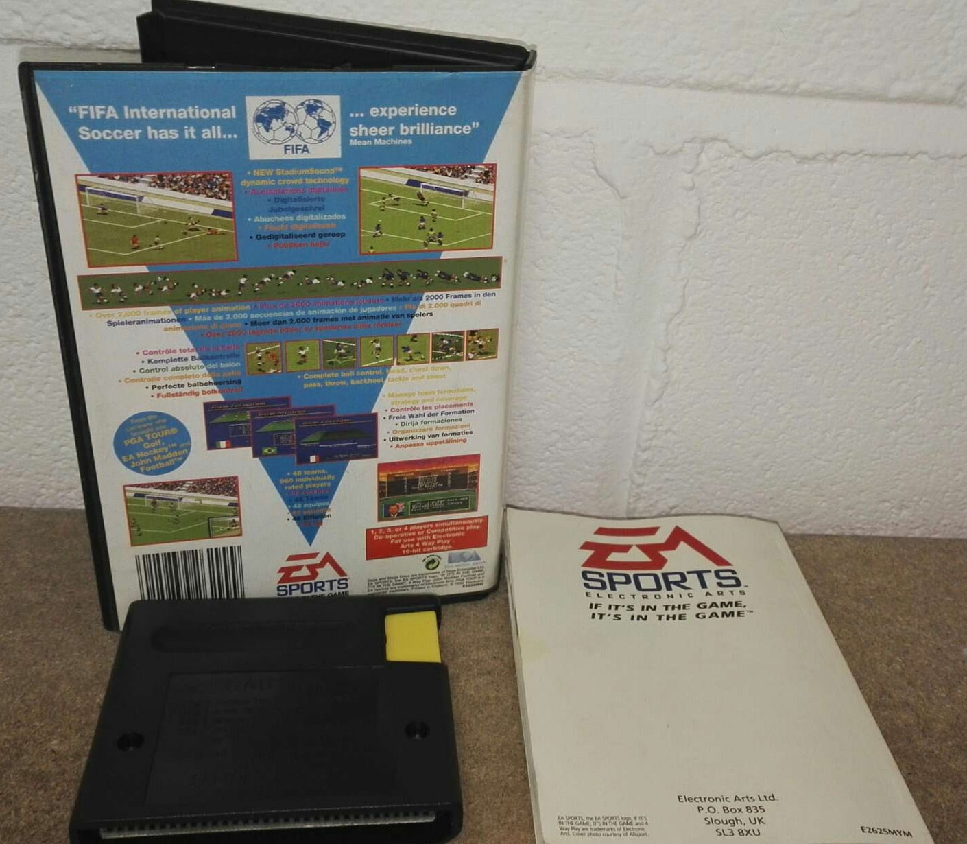 FIFA International Soccer Sega Mega Drive Game