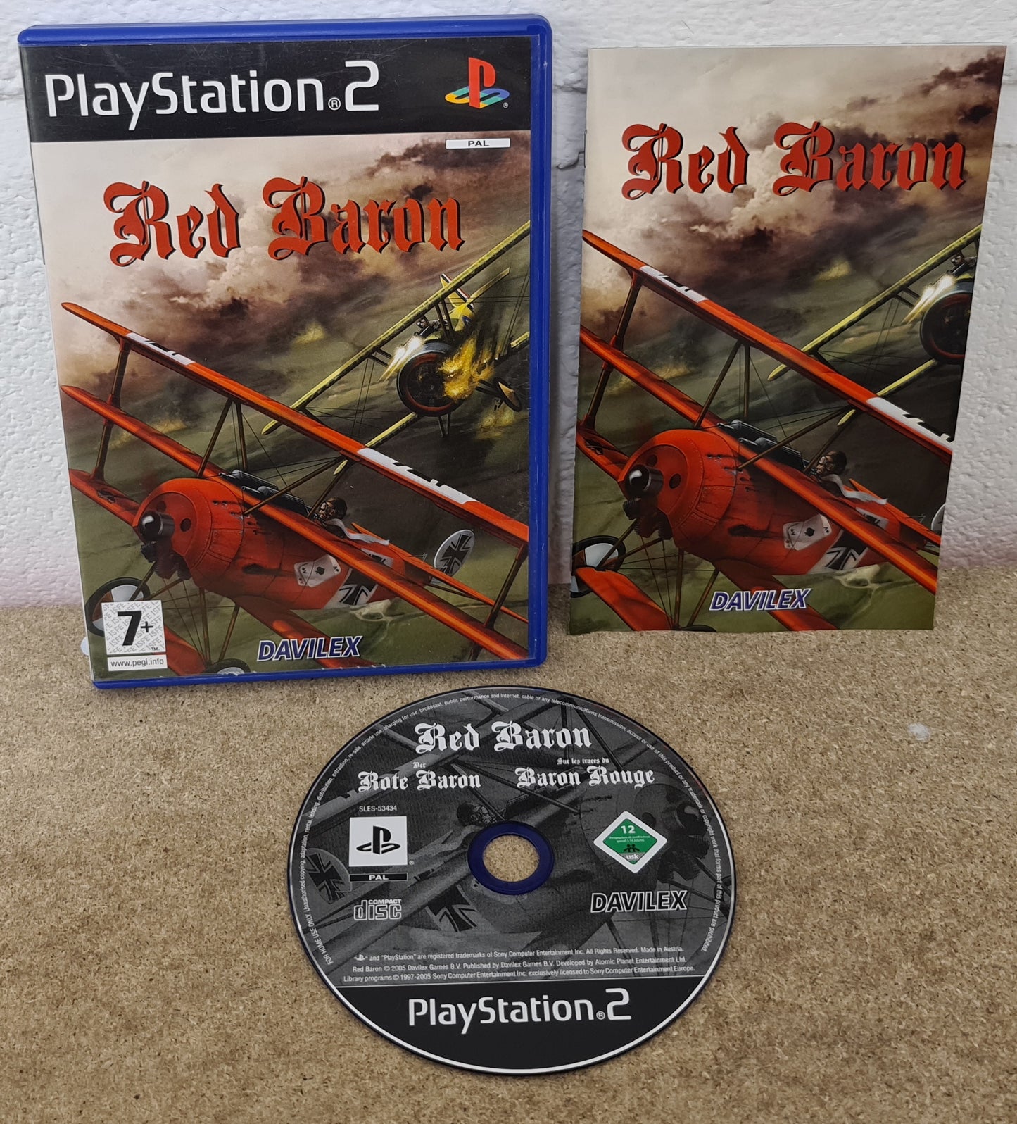 Red Baron Sony Playstation 2 (PS2) Game