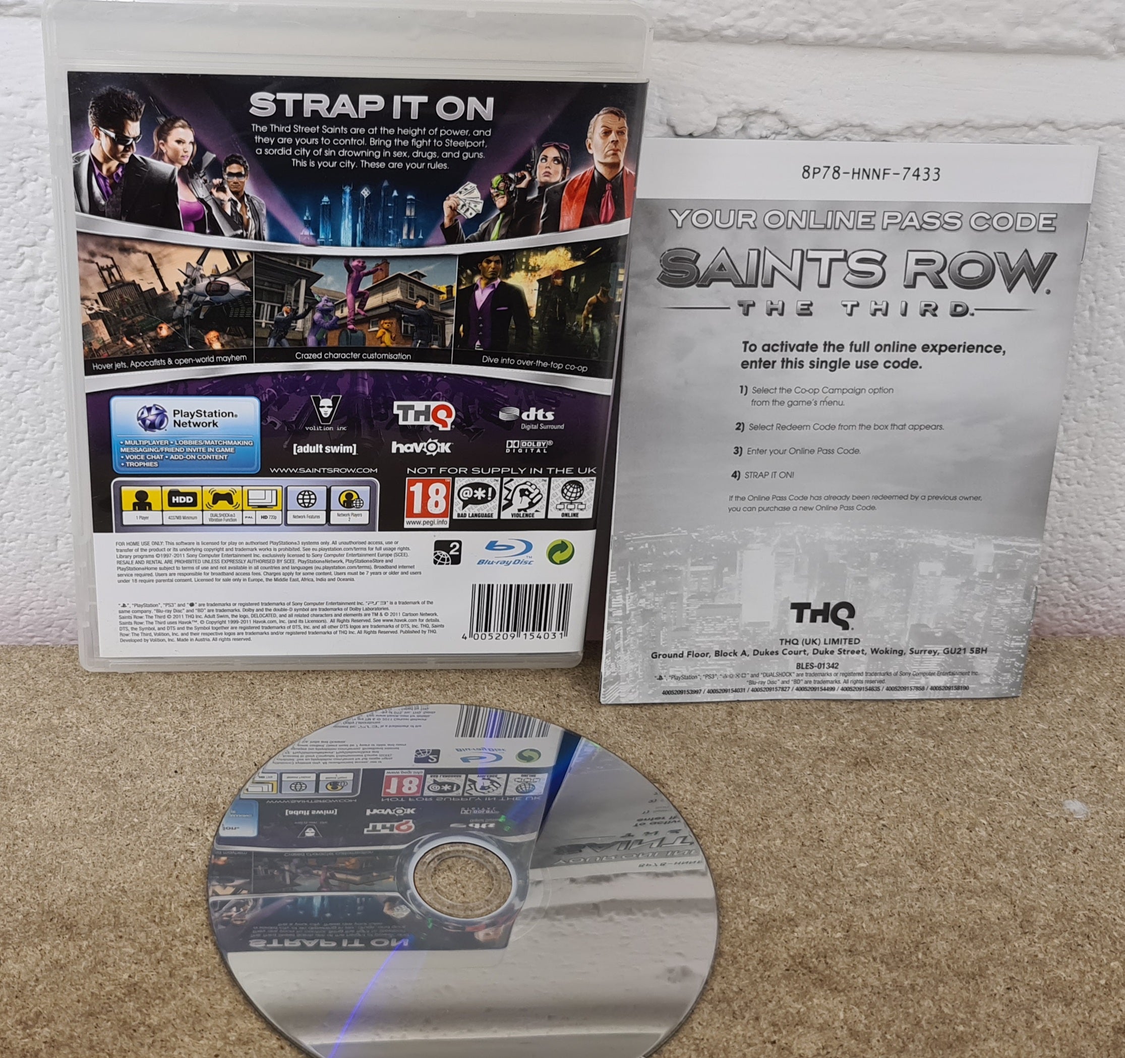 Saints Row the Third Sony Playstation 3 PS3 Game Retro Gamer