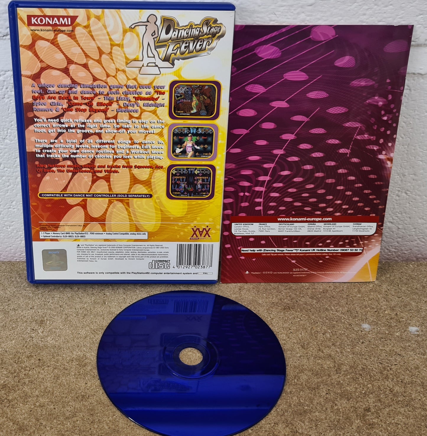 Dancing Stage Fever Sony Playstation 2 (PS2) Game