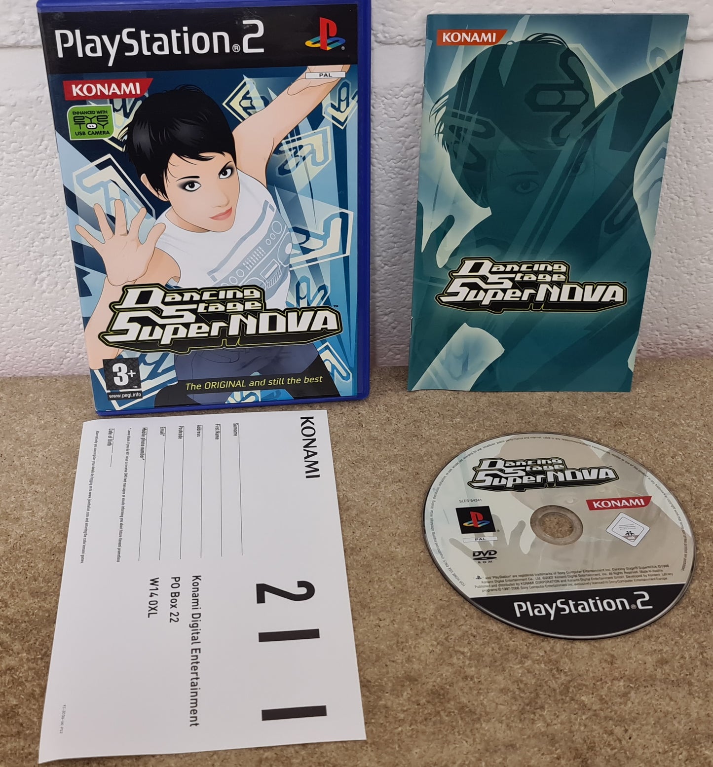 Dancing Stage Supernova Sony Playstation 2 (PS2) Game