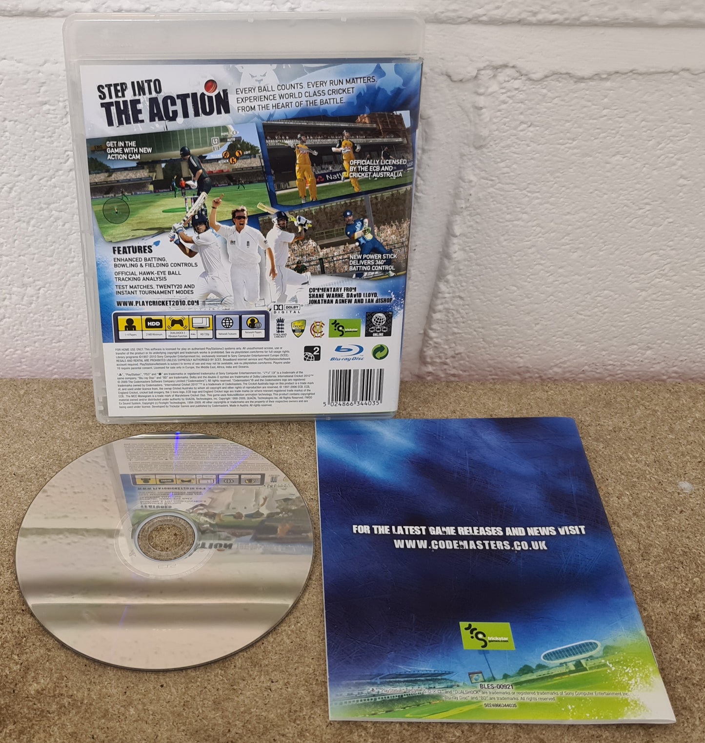 International Cricket 2010 Sony Playstation 3 (PS3) Game