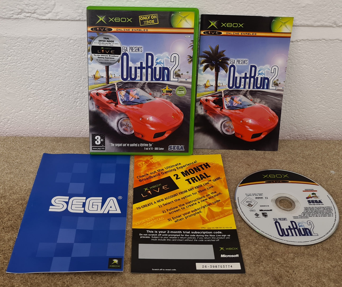 Outrun 2 Microsoft Xbox Game