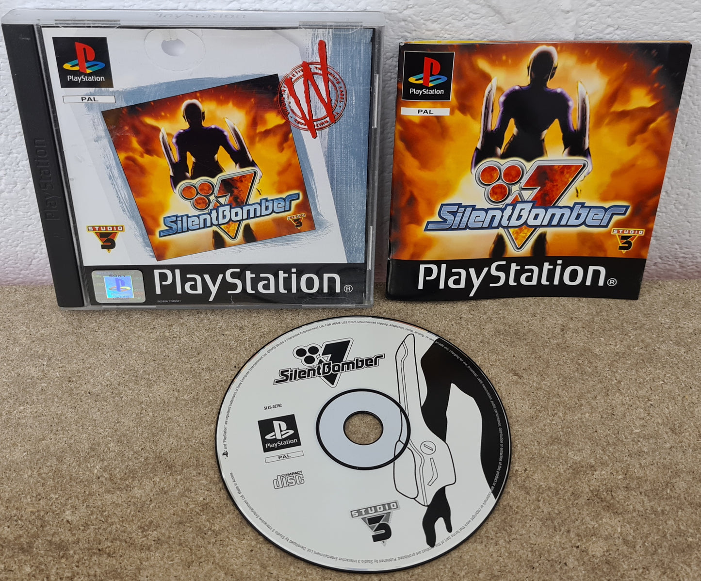 Silent Bomber Sony Playstation 1 (PS1) Game