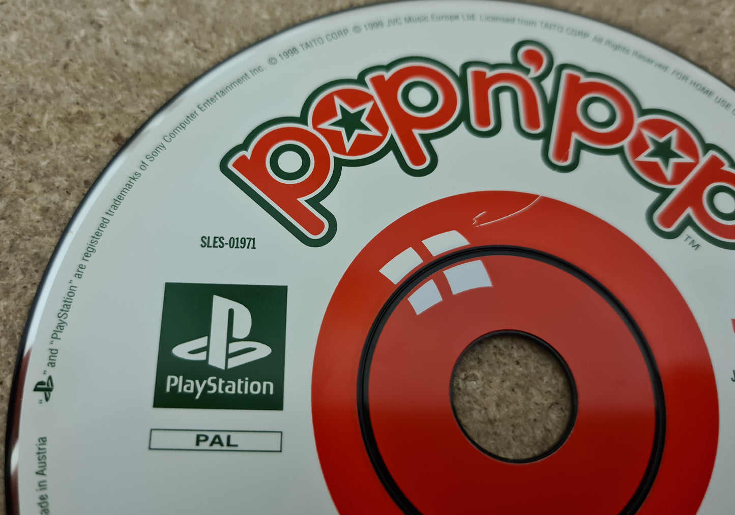 Pop n Pop with Manual Sony Playstation 1 (PS1) Game