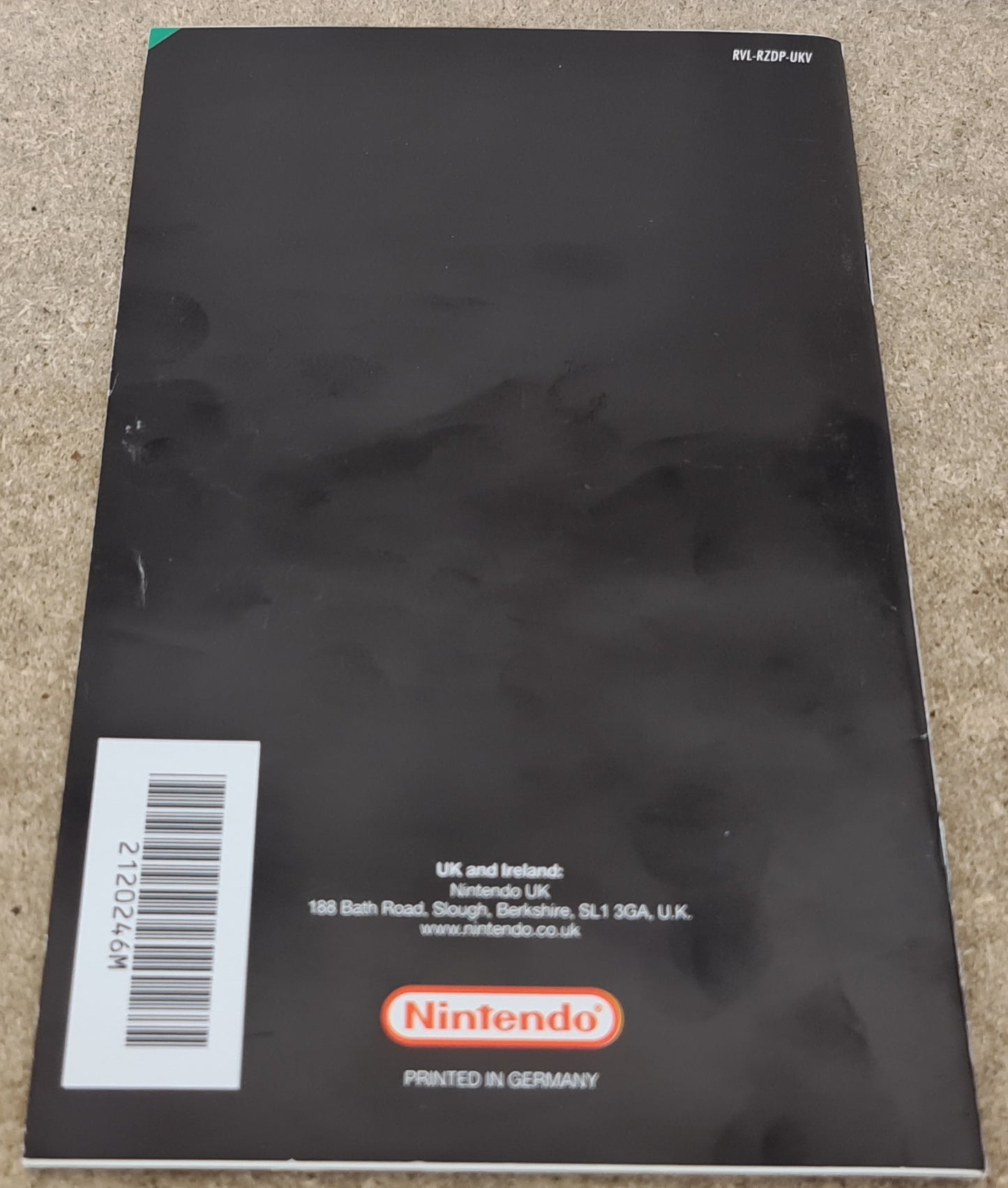 The Legend of Zelda Twilight Princess Nintendo Wii Spare Manual Only