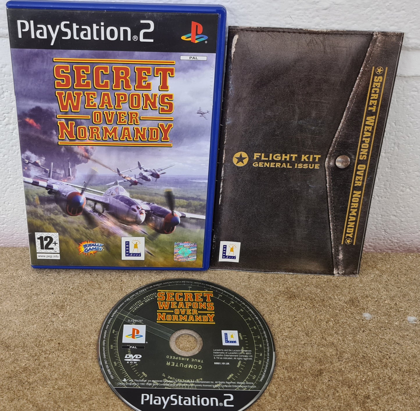 Secret Weapons Over Normandy Sony Playstation 2 (PS2) Game