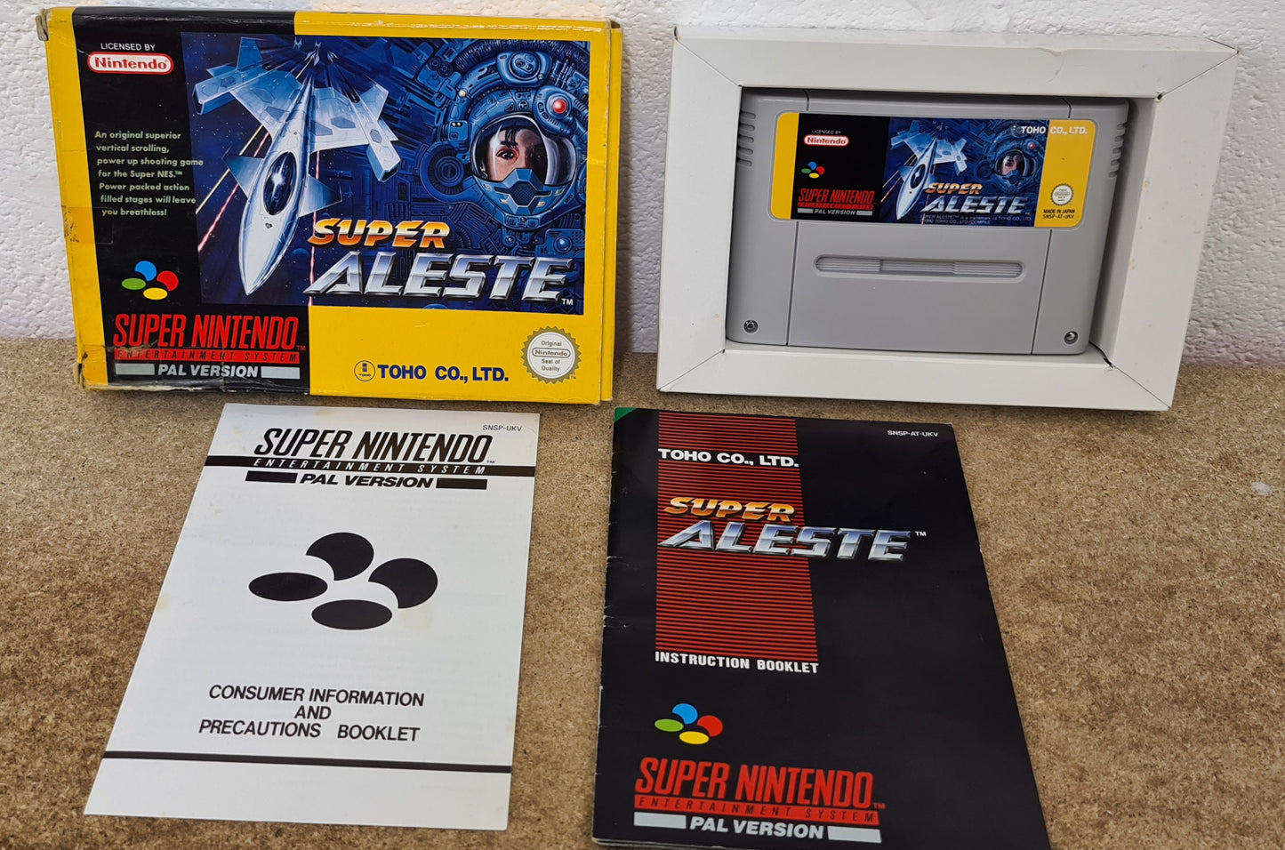 Super Aleste Super Nintendo (SNES) Game