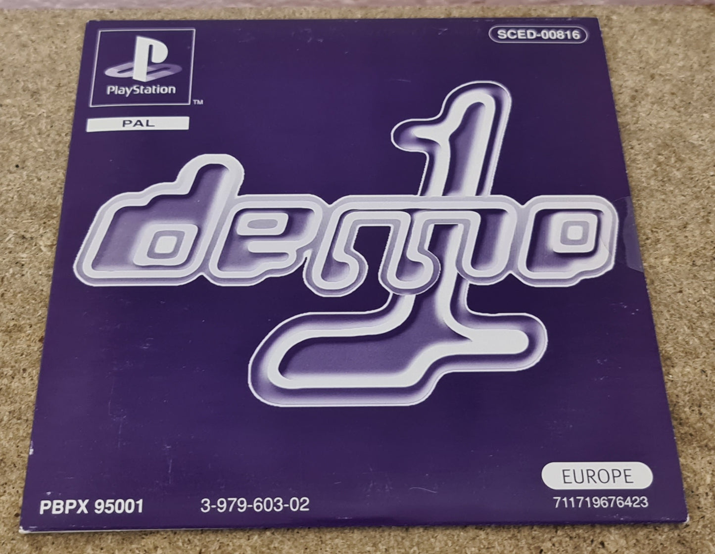 Brand New Demo 1 Europe SCED 00816 Sony Playstation 1 Demo Disc