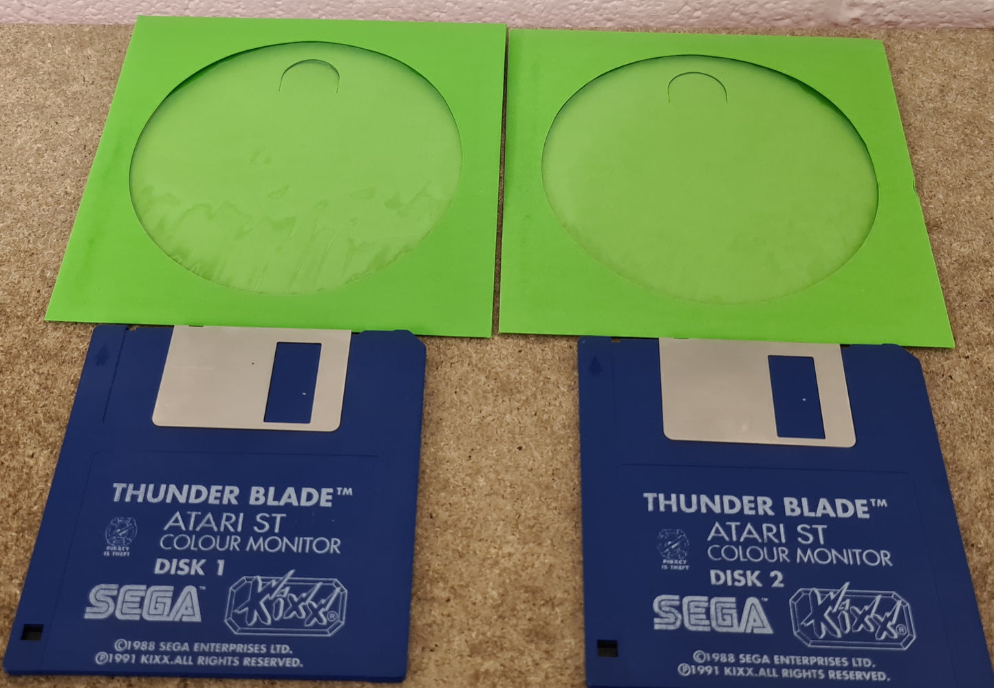 Thunder Blade Atari ST Game Discs Only