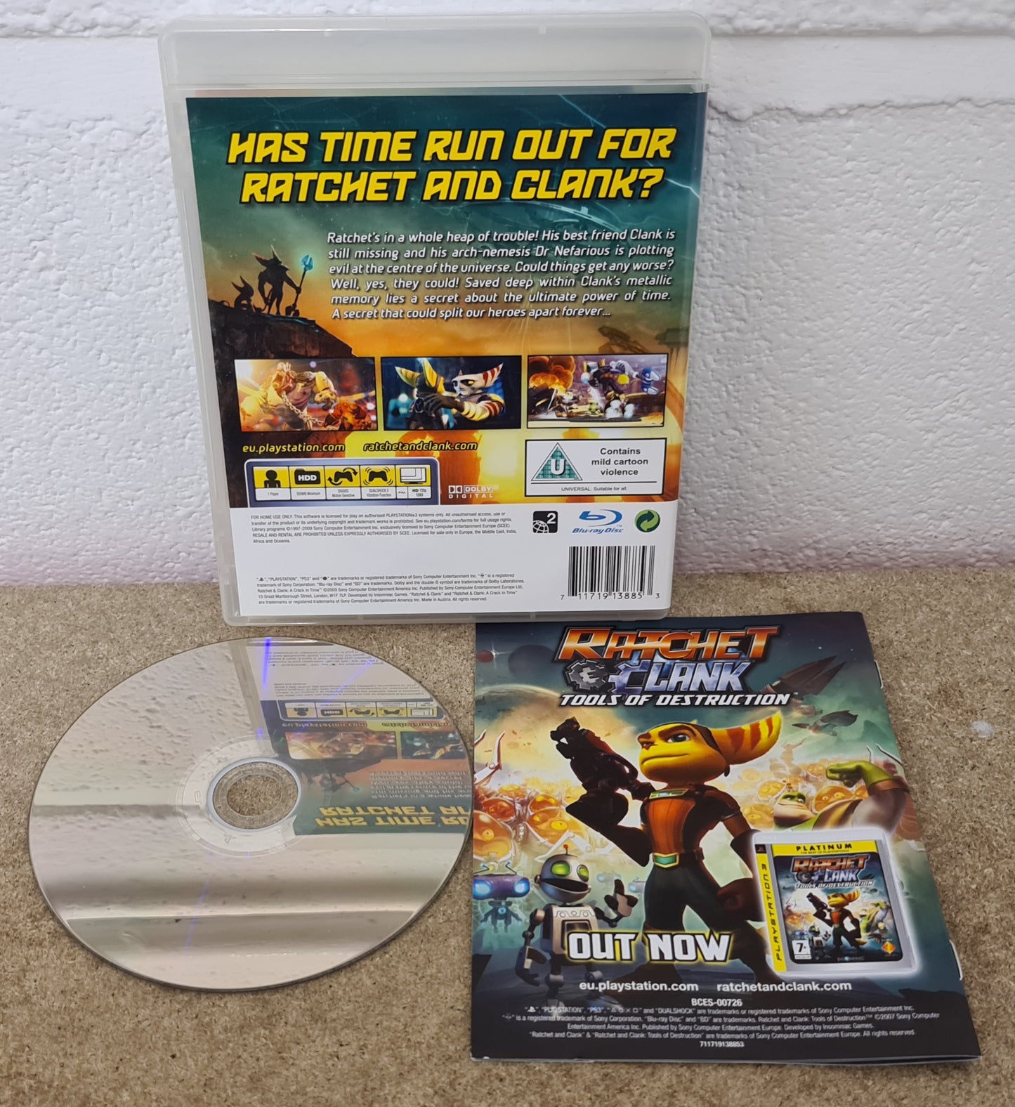 Ratchet & Clank: A Crack in Time PS3 (Sony Playstation 3) Game