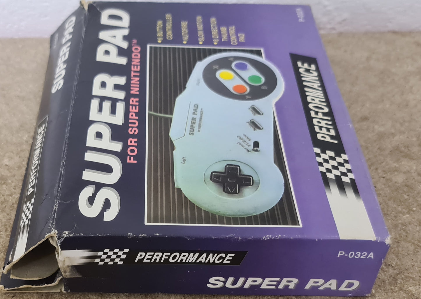 Boxed Super Pad by Performance Controller Super Nintendo Entertainment System (SNES) AccessoryS