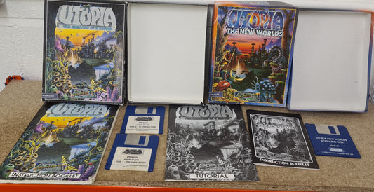 Utopia Creation of a Nation & New Worlds Atari ST Game Bundle