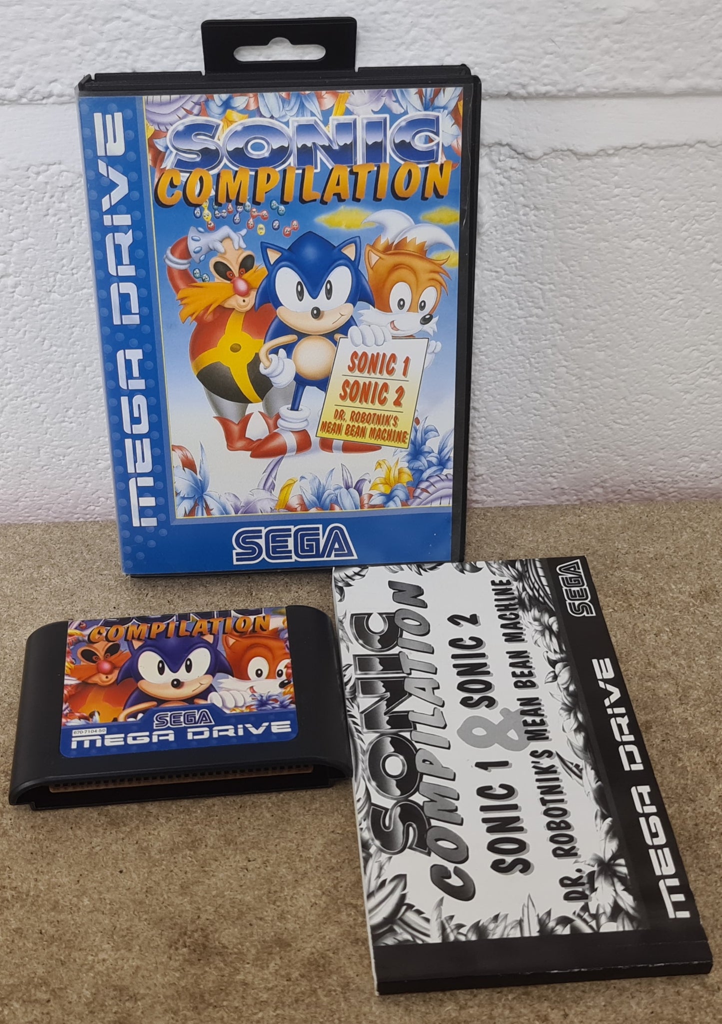 Sonic Compilation AKA Sonic Classics Sega Mega Drive Game