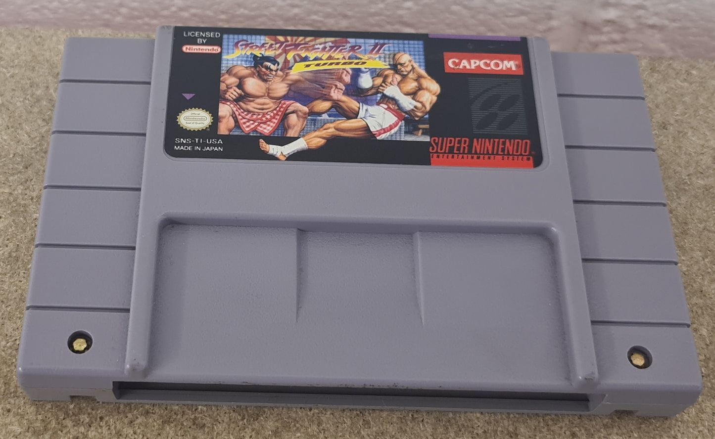 Street Fighter II Turbo Super Nintendo Entertainment System (SNES) NTSC U/C Game Cartridge Only