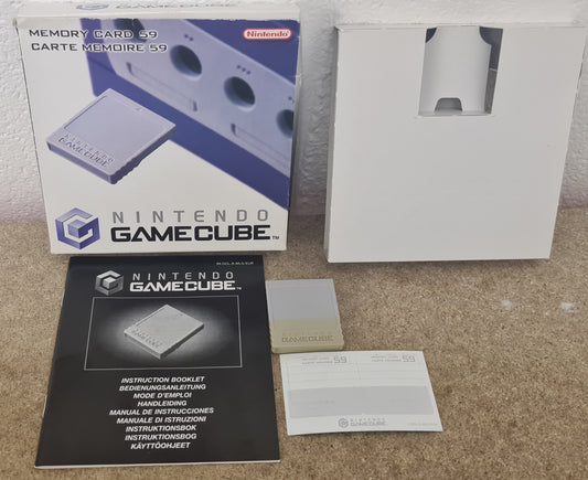 Boxed Official Nintendo GameCube Memory Card 59 Accessory
