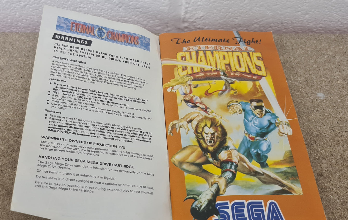 Eternal Champions Sega Mega Drive Game