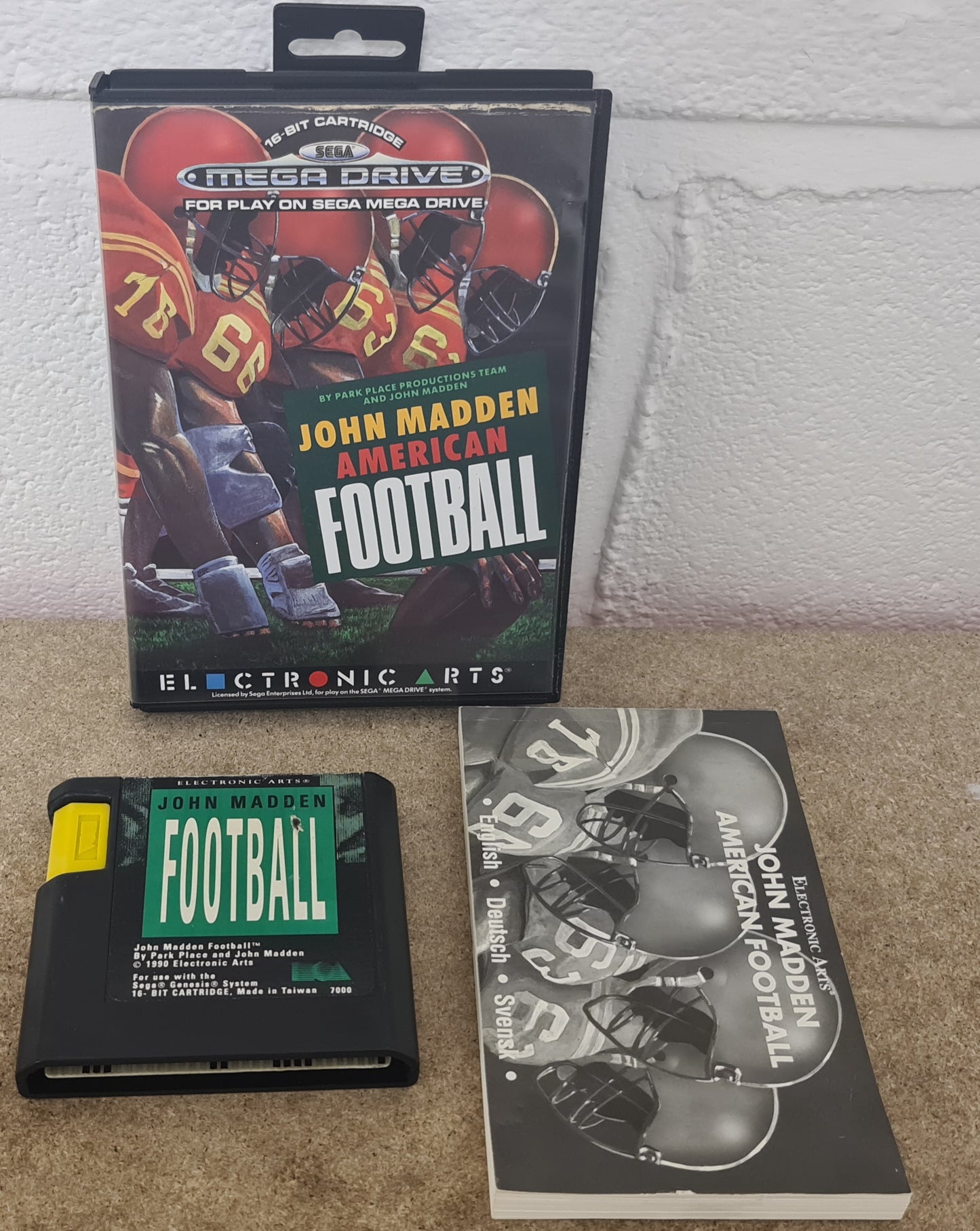 John Madden American Football Sega Mega Drive Game