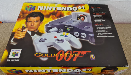 Boxed Nintendo 64 (N64) Console with Goldeneye
