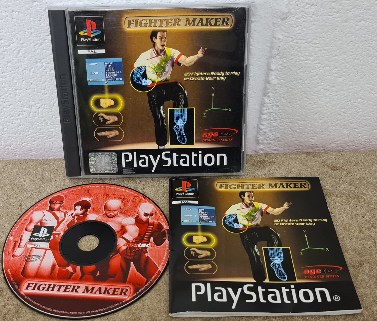 Fighter Maker Sony Playstation 1 (PS1) Game