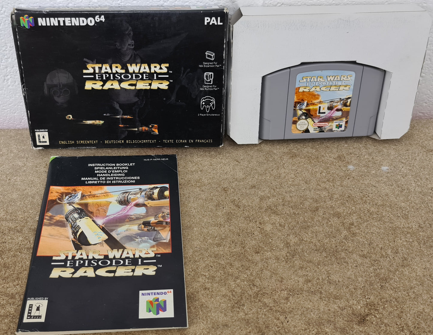 Star Wars Episode 1 Racer Nintendo 64 (N64) Game