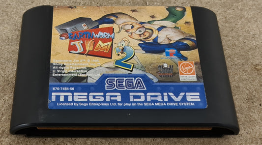 Earthworm Jim 2 Sega Mega Drive Game Cartridge Only