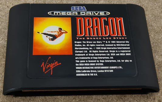 Dragon the Bruce Lee Story Sega Mega Drive Game Cartridge Only