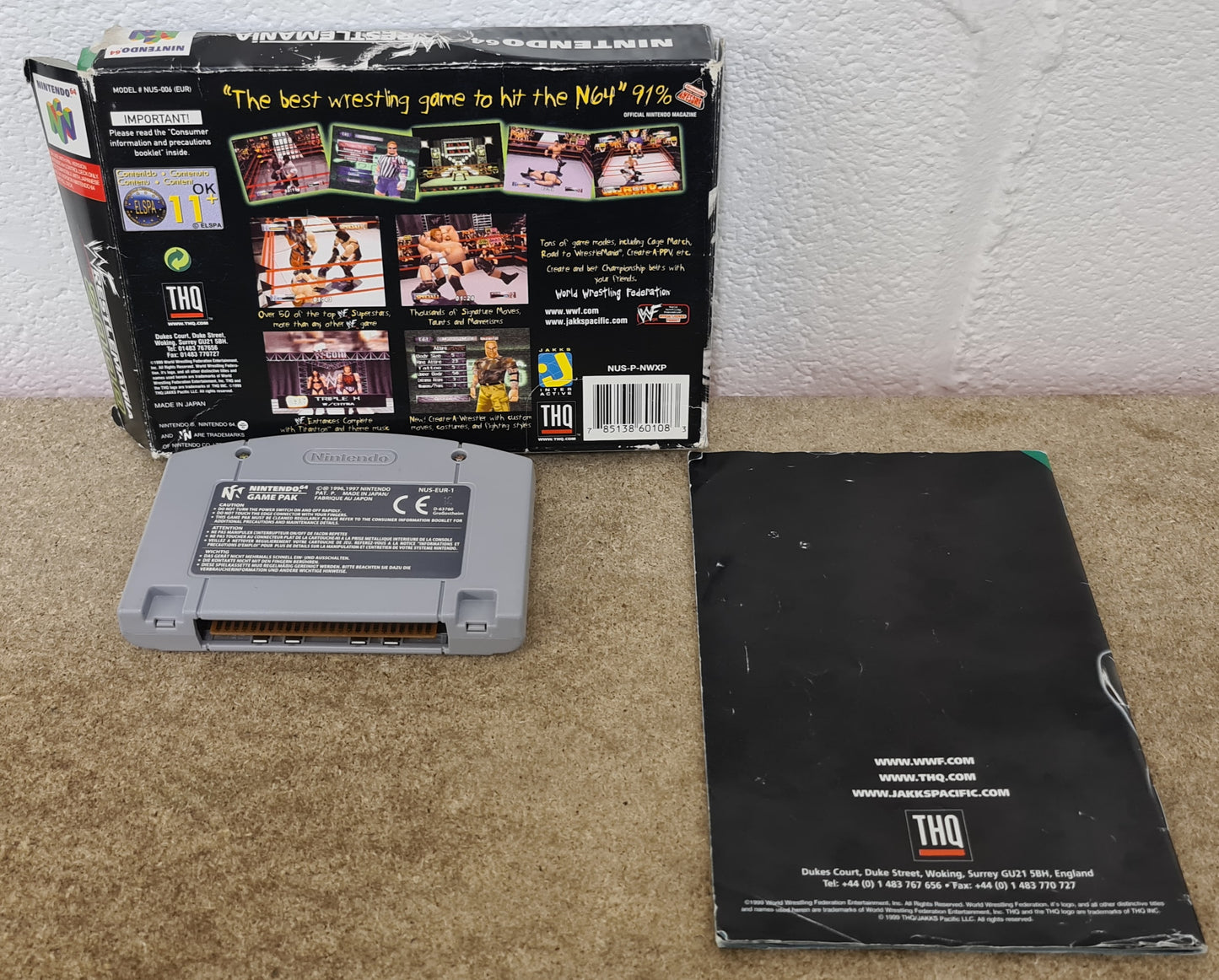 WWF Wrestlemania 2000 Nintendo 64 (N64) Game